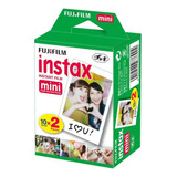 Film Câmera Fotográfica Instax Mini Fujfilm 10 Fotos-2 Packs