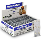 Vermifugo Mebendazol Caes E Gatos 6 Comprimidos Biofarm