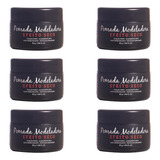 Kit 6 Pomadas Modeladora Efeito Seco 55g - Barba De Respeito