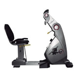 Bicicleta Estática Sportfitness Cranck Cycle Horizontal Color Gris 110v