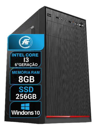 Computador Cpu Intel Core I3 6ª Geração 8gb Ssd 240gb Nf