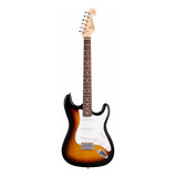 Guitarra Elétrica Sx Stratocaster Ed1 3ts Sunburst Cor Branco