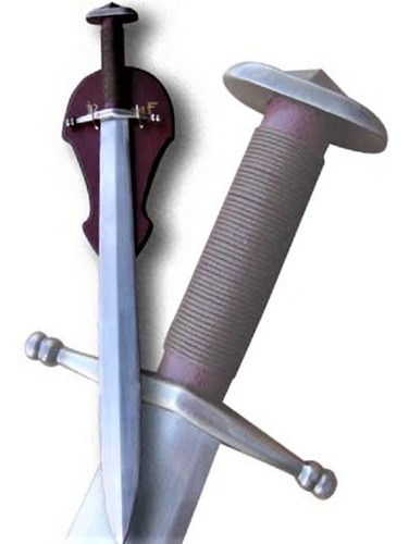 Lendária Espada Viking De Beowulf + Placa Século Xl Medieval