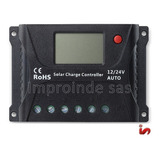 Controlador Regulador Pwm 60a 12/24v Ps Energía Solar 