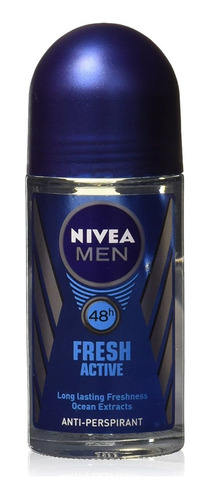 (pack Of 3 Bottles) Nivea Fresh Active Mens Roll-on Antiper