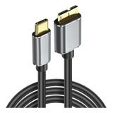 Cable Usb C A Micro-b 3.0 De 5 Gbps, Carga Rápida 3a Para La