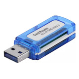 Lector De Memorias Usb Multi 4 En 1