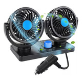 Double Fan With Usb For Domestic Use And Automovil