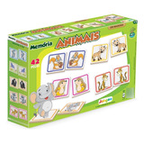 Jogo Memória Animais Educativo Infantil 784 - Junges