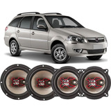 Kit Alto Falante Bravox Original Fiat Palio Weekend 200w