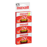 Maxell 298016 Mini Dv Casetes 3 Unidades