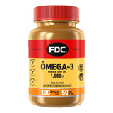 Suplemento Fdc Ômega 3 1.000mg - 100 Unid Importado Usa