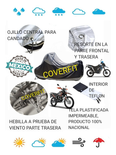 Funda Impermeable Para Motocicleta Vento Crossmax Pro