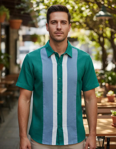 Guayabera Mc Cancumisa 5775bb Verde