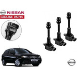 Kit 3 Bobinas De Encendido Nissan Almera 2003 Original