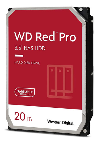 Disco Duro Interno Western Digital Red Pro Wd201kfgx 20tb Rojo