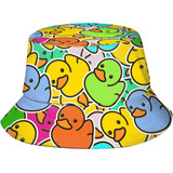 Sombrero De Cubo De Pato Multicolor, Sombrero De Pescador, S