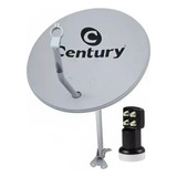 Kit Antena Century Digital Parabólica 60cm Ku + Lnbf Quad