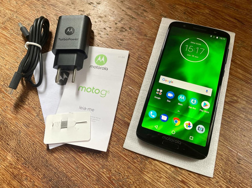 Celular Moto G6 64gb 3gb Índigo-escuro Xt1925 - Vitrine