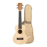 Ukelele Concierto Flight Duc525 Sp/zeb Con Funda 