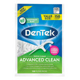 Hilo Flosser Dentek Advanced Clean Pack X150u
