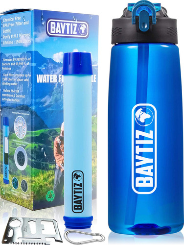 Baytiz | Filtro De Agua Botella 1500 L - Purificador De Agua