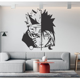 Vinilo Para Pared Decorativo Naruto Sasuke 75x60cm