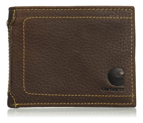 Billetera De Hombre Carhartt Duradera Cuerina Marron