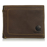 Billetera De Hombre Carhartt Duradera Cuerina Marron