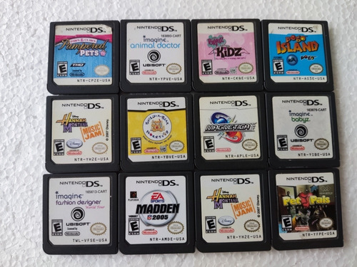 Super Lote Juegos De Nintendo Ds Dsi 3ds 2ds + Maleta