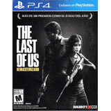 The Last Of Us Remastered Sony Ps4 Físico Novo Envelope