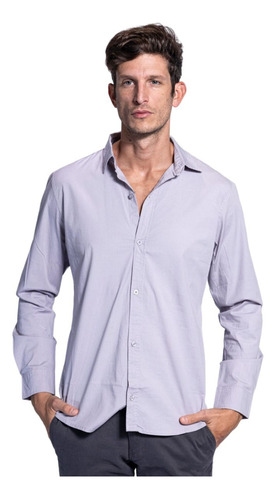 Camisas De Vestir Estampadas Slim Fit Shaffe De Hombre