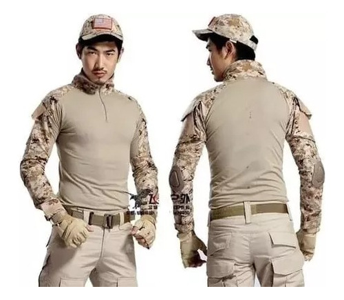 Polera Tactica Combat Shirt Militar Airsoft