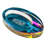 Cenicero Grav Ellipse Ashtray Transparente Y Tornasol