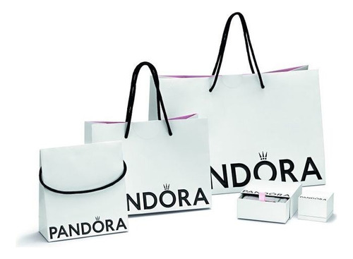 Bolsa De Regalo Pandora 10 Piezas 14x15 Cms Nueva Original