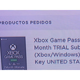 Tarjeta Xbox Game Pass Ultimate 2 Meses.
