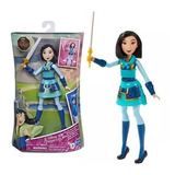 Boneca Princesas Dinsney Mulan Guerreira  - Hasbro