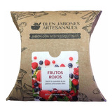 Jabón Artesanal Frutos Rojos Aromático Saponificado 