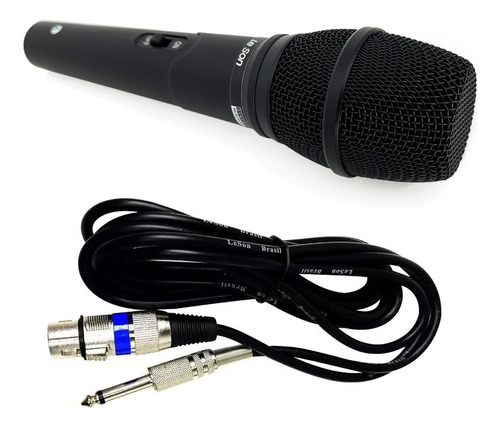 Microfone Leson Ls6 Vk Dinâmico Supercardióide Profissional