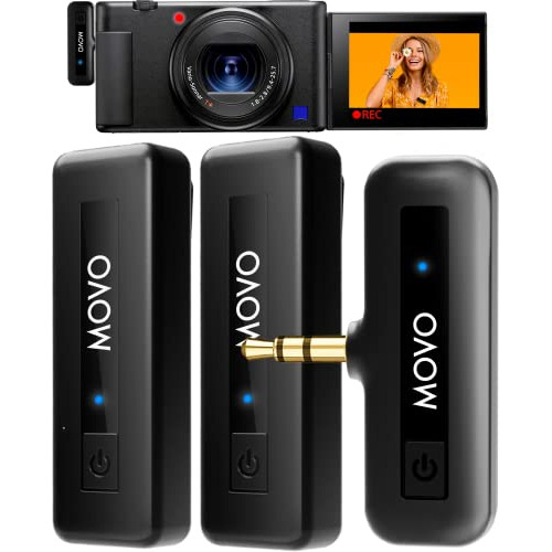 Microfono Trasmisor Movo Wireless Para Camaras Video 2.4ghz