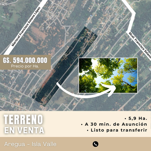 *en Venta!**propiedad En Aregua, Zona Isla Valle*hermosa