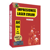 50 Impresiones Color A4 Simple Faz En El Acto