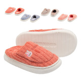 Pantufa Infantil Juvenil Peluciada Térmica Quentinha Happy