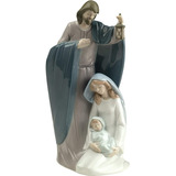 Nao Natividad De Jesús. Porcelana La Figura De La Sagrada Fa