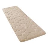 Alfombra De Baño En U, 1 Unidad, Con Estampado En Relieve, A