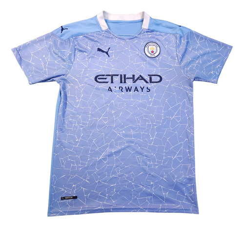Camiseta Local Manchester City 2020-21, Marca Puma, Talla L