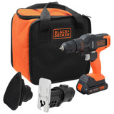 Kit De Ferramentas Matrix Com Furadeira, Parafusadeira, Lixadeira E Serra Tico Tico Black Decker, Modelo Mtx20k3b, Ideal Para Diversas Aplicações, Furos, Fixações E Lixamentos Bivolt