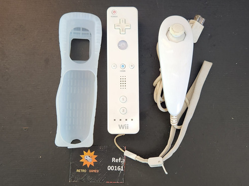 Controle Wii Remote E Nunchuck Nintendo Wii Ref 030