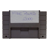 Fita Fire Power 2000 Snes Super Nintendo Jogo Cartucho