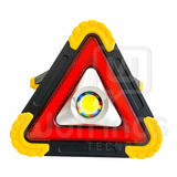 Luz De Emergencia Linterna Triangulo Led Con Usb Y Baliza